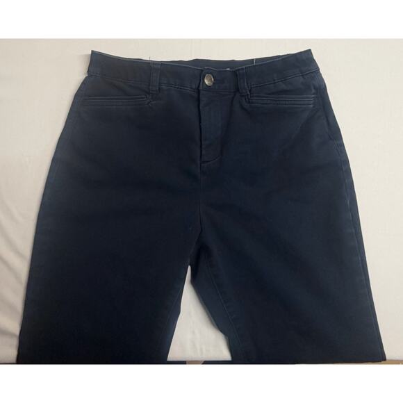 Christopher And Banks Pants Women’s Size 6 Short Signature Slimming Navy Blue - Picture 4 of 12